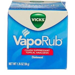 2 Vicks VapoRub Cough Suppressant Ointment - Blue